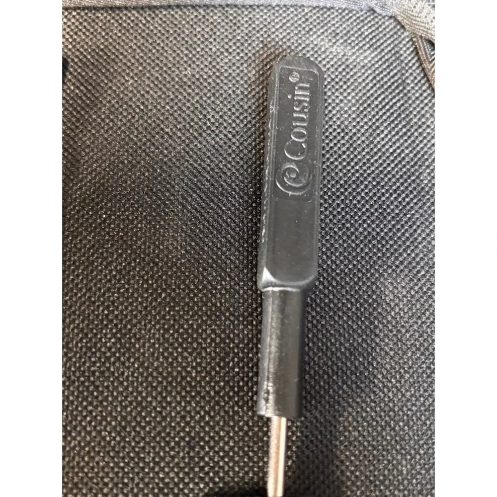 Cousin Jewelry Making Tool Kit 7pc Set Pliers Tweezers Reamer Zippered Case
